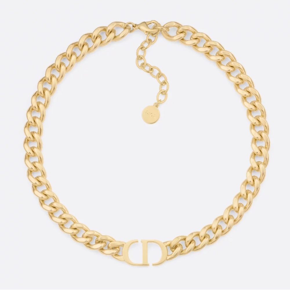 Dior Gold Chain Necklace